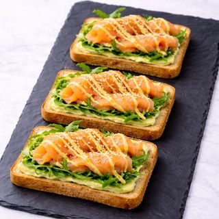 Avocado toast salmon