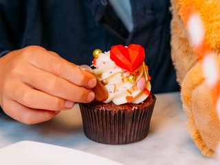 Salted caramel choco cupcake