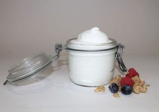 Classic American granola yogurt