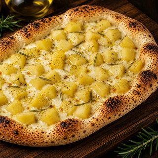 Pinsa romana biancha patate
