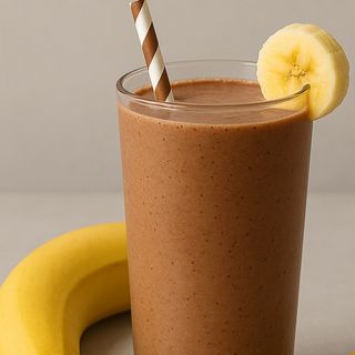 smoothie proteco banana e cacao,e 25g di proteine