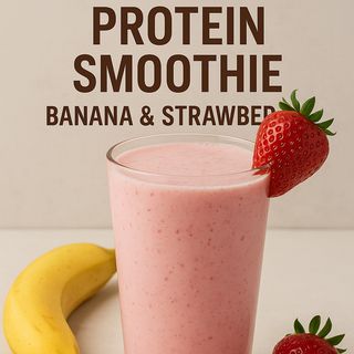 smoothie proteco banana e fragola e 25g di proteine