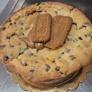 Torta cookie a caramello