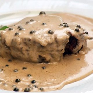 Entrecote al pepe verde