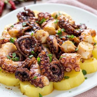 Piovra patate e olive