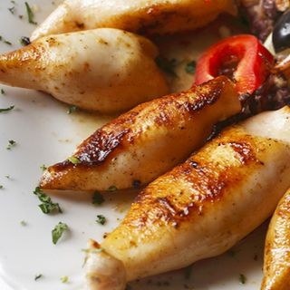 Totani ai ferri con verdure