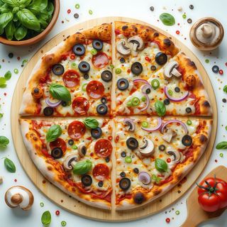 Pizza alla pala con 2 gusti a scelta