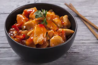 156. Pollo agrodolce
