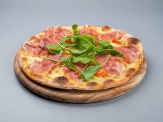 Focaccia con prosciutto