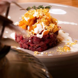 Tartare di Manzo con Zucca