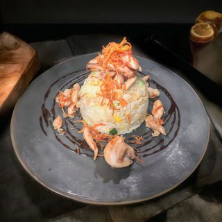 Riso con pollo teriyaki