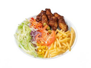 Menù alette di pollo