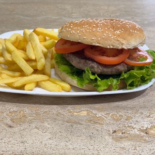 Panino con hamburger