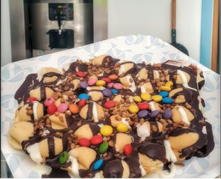 Waffles classico con creme varie