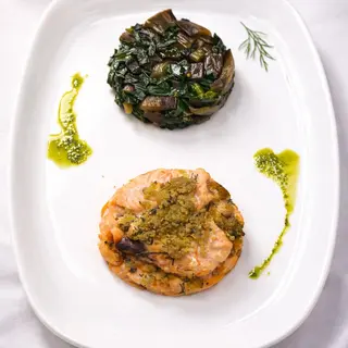 MEDAGLIONE DI SALMONE GRATINATO