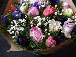 Bouquet  di Anemoni colorati