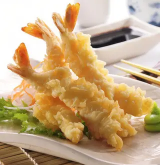 23 Tempura di salmone 4 pezzi