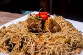 Beef noodles Kottu