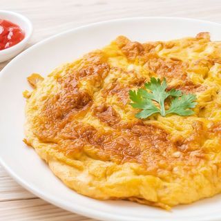 Omelette con Gamberi