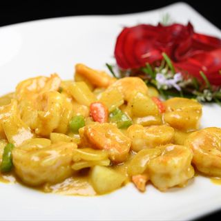 W104 - Gamberi al curry