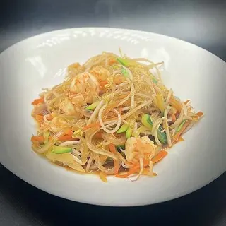 W060 - Spaghetti di soia con gamberi