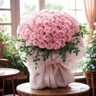 Sweet Pink Rose Bouquet