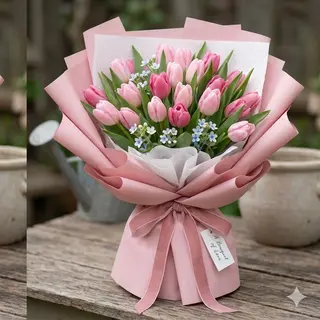 mazzo di tulipani Rosa