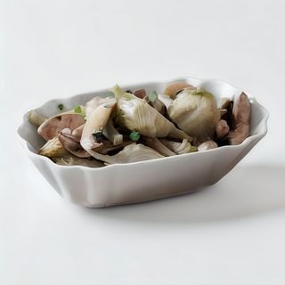 Carciofi con funghi