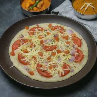 ONION TOMATO CHEESE UTTAPAM