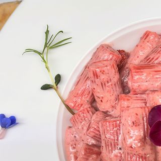 Rigatoni alla barbabietola & stracciatella