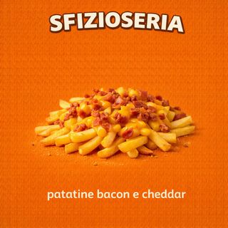 patatine bacon e cheddar