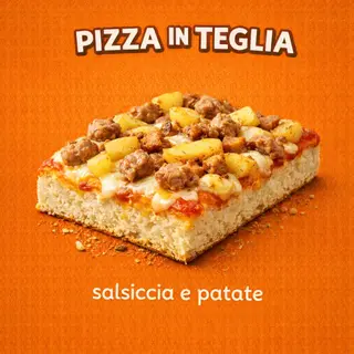 pizza salsiccia e patatine
