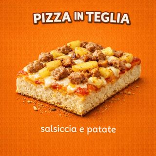 pizza salsiccia e patatine