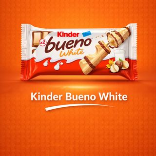 kinder bueno white