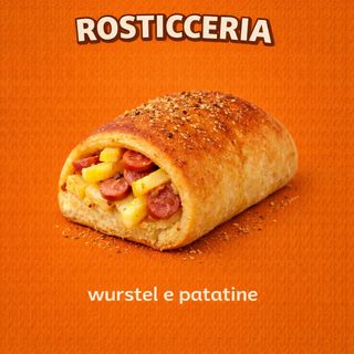 Fagottino wrustel e patatine