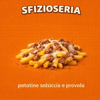 patatine salsiccia e provola