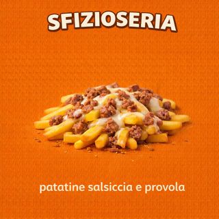 patatine salsiccia e provola