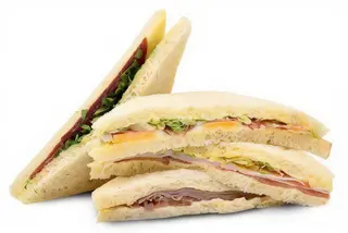 Tramezzino bresaola, rucola e maionese