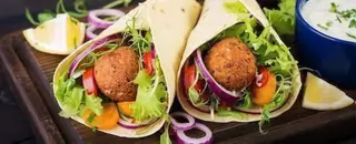 Piadina falafel