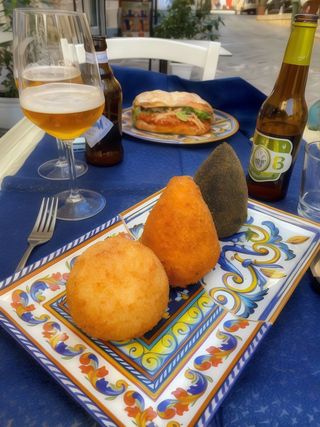 Arancino al salmone