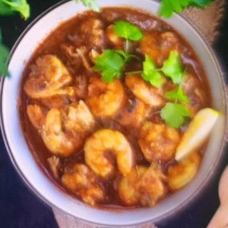 60 Prawn curry gamberi in salsa curry