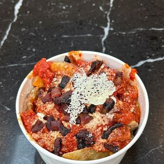 Bucce di patate amatriciana