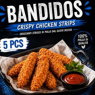 Strisce di Pollo Croccanti 5pz