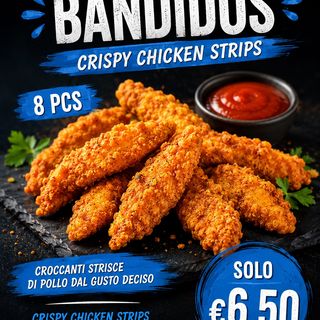 crispy chiken strips 8pz
