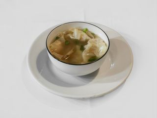 Zuppa wanton di gamberi