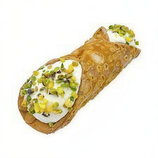 Cannolo con ricotta e pistacchio