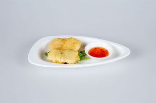 1. Involtini di gamberi e verdure 