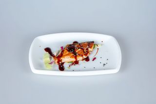 110. Salmone alla piastra con salsa teriyaki