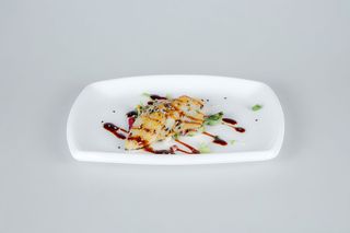 112. Branzino alla piastra con salsa teriyaki