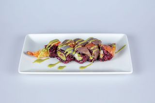 329. Black ebi rainbow - 8 pezzi